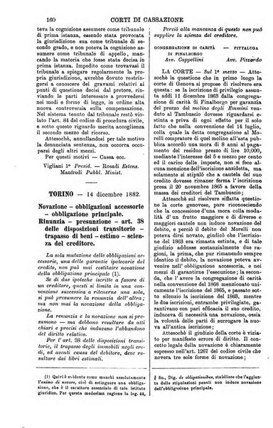 Annali della giurisprudenza italiana raccolta generale delle decisioni delle Corti di cassazione e d'appello in materia civile, criminale, commerciale, di diritto pubblico e amministrativo, e di procedura civile e penale