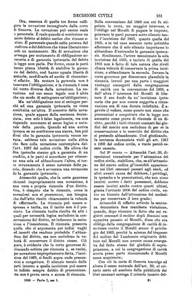 Annali della giurisprudenza italiana raccolta generale delle decisioni delle Corti di cassazione e d'appello in materia civile, criminale, commerciale, di diritto pubblico e amministrativo, e di procedura civile e penale