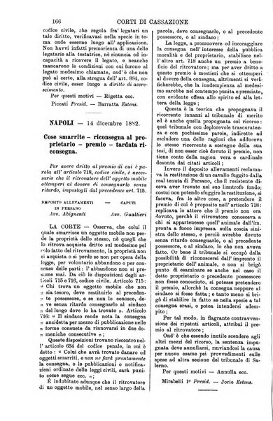 Annali della giurisprudenza italiana raccolta generale delle decisioni delle Corti di cassazione e d'appello in materia civile, criminale, commerciale, di diritto pubblico e amministrativo, e di procedura civile e penale