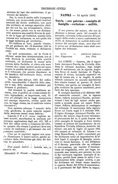 Annali della giurisprudenza italiana raccolta generale delle decisioni delle Corti di cassazione e d'appello in materia civile, criminale, commerciale, di diritto pubblico e amministrativo, e di procedura civile e penale