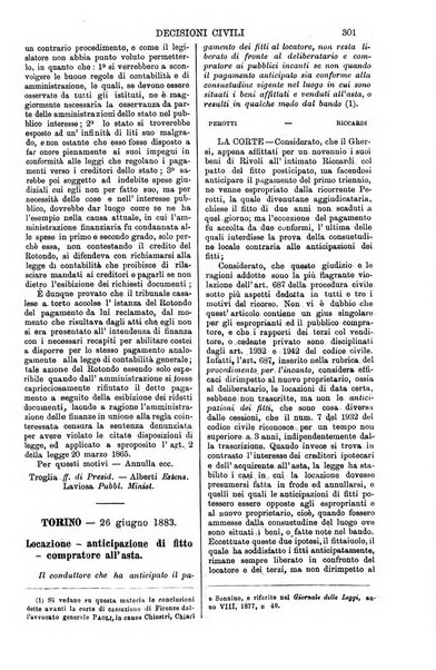 Annali della giurisprudenza italiana raccolta generale delle decisioni delle Corti di cassazione e d'appello in materia civile, criminale, commerciale, di diritto pubblico e amministrativo, e di procedura civile e penale