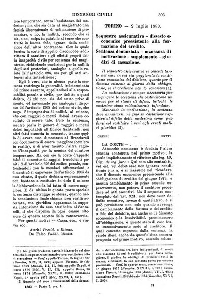 Annali della giurisprudenza italiana raccolta generale delle decisioni delle Corti di cassazione e d'appello in materia civile, criminale, commerciale, di diritto pubblico e amministrativo, e di procedura civile e penale