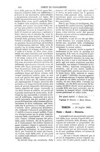 Annali della giurisprudenza italiana raccolta generale delle decisioni delle Corti di cassazione e d'appello in materia civile, criminale, commerciale, di diritto pubblico e amministrativo, e di procedura civile e penale