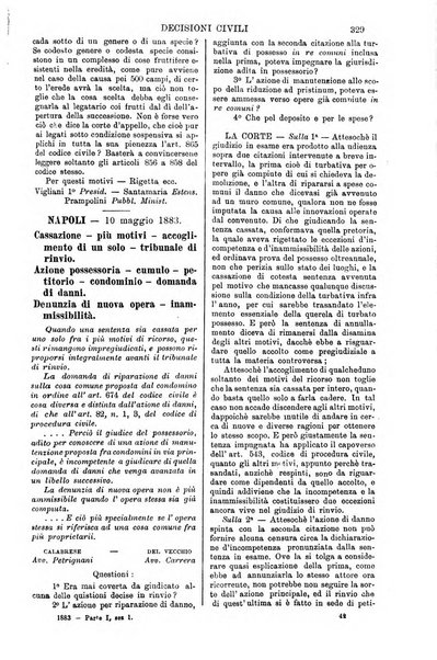 Annali della giurisprudenza italiana raccolta generale delle decisioni delle Corti di cassazione e d'appello in materia civile, criminale, commerciale, di diritto pubblico e amministrativo, e di procedura civile e penale