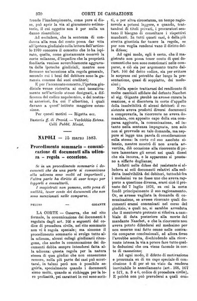 Annali della giurisprudenza italiana raccolta generale delle decisioni delle Corti di cassazione e d'appello in materia civile, criminale, commerciale, di diritto pubblico e amministrativo, e di procedura civile e penale