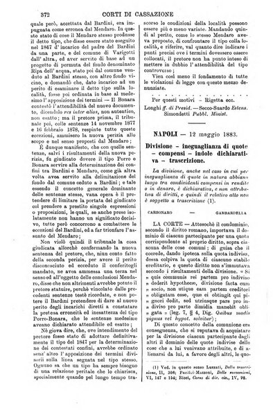 Annali della giurisprudenza italiana raccolta generale delle decisioni delle Corti di cassazione e d'appello in materia civile, criminale, commerciale, di diritto pubblico e amministrativo, e di procedura civile e penale