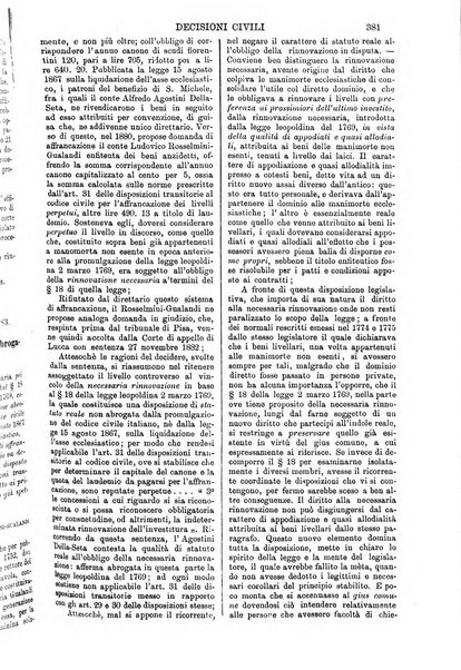 Annali della giurisprudenza italiana raccolta generale delle decisioni delle Corti di cassazione e d'appello in materia civile, criminale, commerciale, di diritto pubblico e amministrativo, e di procedura civile e penale