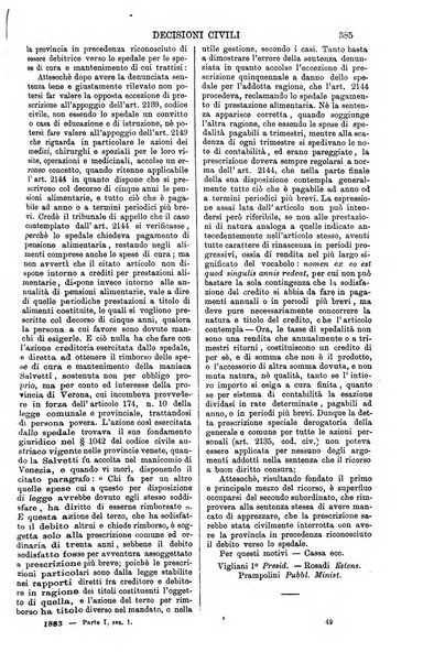 Annali della giurisprudenza italiana raccolta generale delle decisioni delle Corti di cassazione e d'appello in materia civile, criminale, commerciale, di diritto pubblico e amministrativo, e di procedura civile e penale