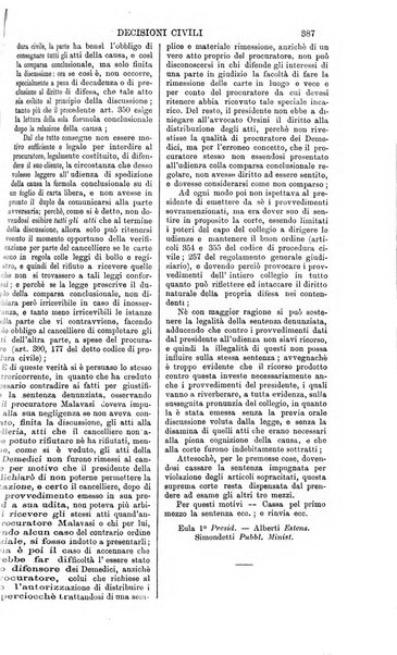 Annali della giurisprudenza italiana raccolta generale delle decisioni delle Corti di cassazione e d'appello in materia civile, criminale, commerciale, di diritto pubblico e amministrativo, e di procedura civile e penale