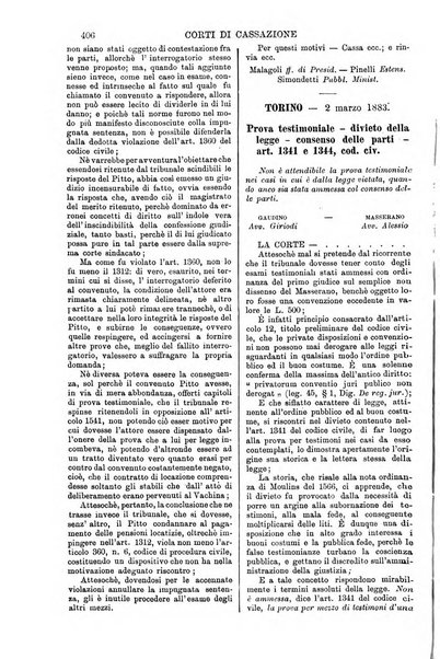 Annali della giurisprudenza italiana raccolta generale delle decisioni delle Corti di cassazione e d'appello in materia civile, criminale, commerciale, di diritto pubblico e amministrativo, e di procedura civile e penale