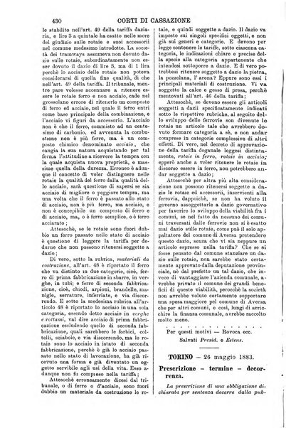 Annali della giurisprudenza italiana raccolta generale delle decisioni delle Corti di cassazione e d'appello in materia civile, criminale, commerciale, di diritto pubblico e amministrativo, e di procedura civile e penale