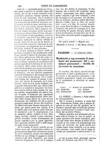 Annali della giurisprudenza italiana raccolta generale delle decisioni delle Corti di cassazione e d'appello in materia civile, criminale, commerciale, di diritto pubblico e amministrativo, e di procedura civile e penale