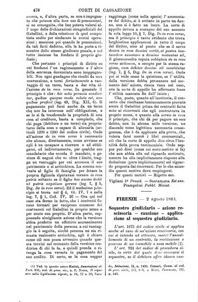 Annali della giurisprudenza italiana raccolta generale delle decisioni delle Corti di cassazione e d'appello in materia civile, criminale, commerciale, di diritto pubblico e amministrativo, e di procedura civile e penale