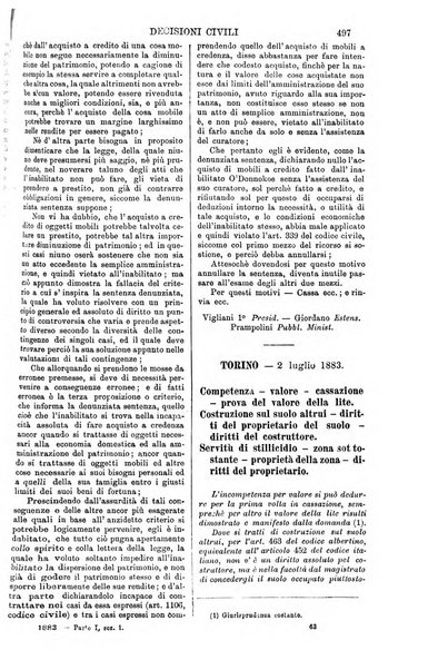 Annali della giurisprudenza italiana raccolta generale delle decisioni delle Corti di cassazione e d'appello in materia civile, criminale, commerciale, di diritto pubblico e amministrativo, e di procedura civile e penale