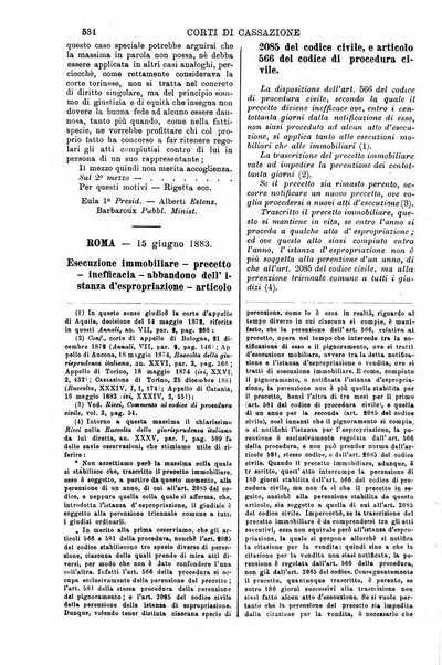 Annali della giurisprudenza italiana raccolta generale delle decisioni delle Corti di cassazione e d'appello in materia civile, criminale, commerciale, di diritto pubblico e amministrativo, e di procedura civile e penale