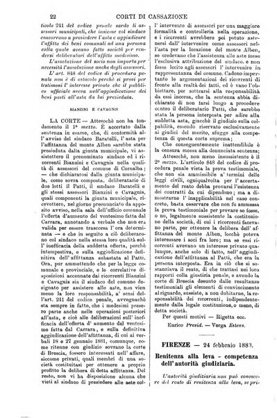 Annali della giurisprudenza italiana raccolta generale delle decisioni delle Corti di cassazione e d'appello in materia civile, criminale, commerciale, di diritto pubblico e amministrativo, e di procedura civile e penale