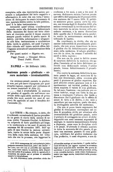 Annali della giurisprudenza italiana raccolta generale delle decisioni delle Corti di cassazione e d'appello in materia civile, criminale, commerciale, di diritto pubblico e amministrativo, e di procedura civile e penale