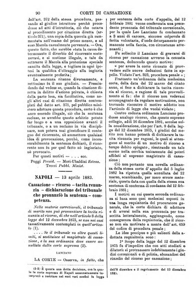 Annali della giurisprudenza italiana raccolta generale delle decisioni delle Corti di cassazione e d'appello in materia civile, criminale, commerciale, di diritto pubblico e amministrativo, e di procedura civile e penale