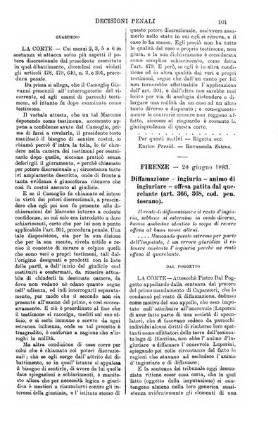 Annali della giurisprudenza italiana raccolta generale delle decisioni delle Corti di cassazione e d'appello in materia civile, criminale, commerciale, di diritto pubblico e amministrativo, e di procedura civile e penale