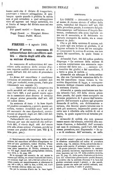 Annali della giurisprudenza italiana raccolta generale delle decisioni delle Corti di cassazione e d'appello in materia civile, criminale, commerciale, di diritto pubblico e amministrativo, e di procedura civile e penale