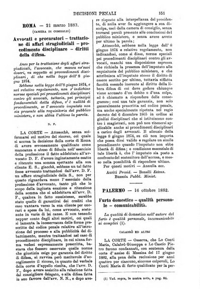 Annali della giurisprudenza italiana raccolta generale delle decisioni delle Corti di cassazione e d'appello in materia civile, criminale, commerciale, di diritto pubblico e amministrativo, e di procedura civile e penale