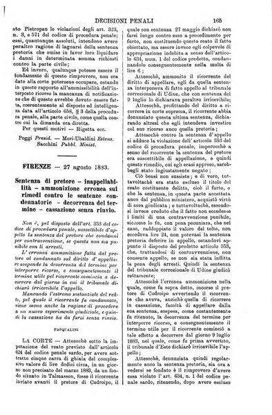 Annali della giurisprudenza italiana raccolta generale delle decisioni delle Corti di cassazione e d'appello in materia civile, criminale, commerciale, di diritto pubblico e amministrativo, e di procedura civile e penale