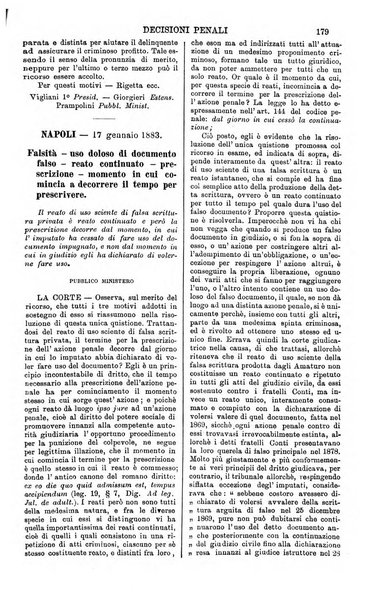 Annali della giurisprudenza italiana raccolta generale delle decisioni delle Corti di cassazione e d'appello in materia civile, criminale, commerciale, di diritto pubblico e amministrativo, e di procedura civile e penale