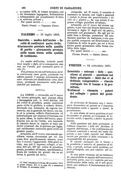 Annali della giurisprudenza italiana raccolta generale delle decisioni delle Corti di cassazione e d'appello in materia civile, criminale, commerciale, di diritto pubblico e amministrativo, e di procedura civile e penale