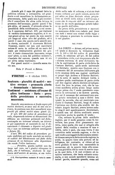 Annali della giurisprudenza italiana raccolta generale delle decisioni delle Corti di cassazione e d'appello in materia civile, criminale, commerciale, di diritto pubblico e amministrativo, e di procedura civile e penale