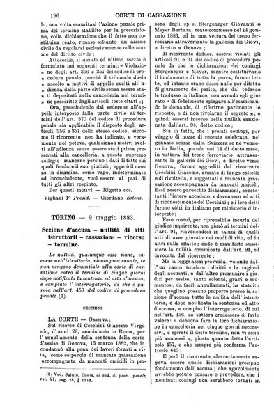 Annali della giurisprudenza italiana raccolta generale delle decisioni delle Corti di cassazione e d'appello in materia civile, criminale, commerciale, di diritto pubblico e amministrativo, e di procedura civile e penale