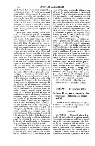 Annali della giurisprudenza italiana raccolta generale delle decisioni delle Corti di cassazione e d'appello in materia civile, criminale, commerciale, di diritto pubblico e amministrativo, e di procedura civile e penale