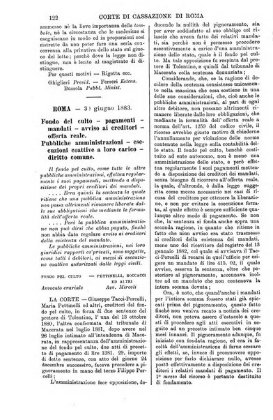 Annali della giurisprudenza italiana raccolta generale delle decisioni delle Corti di cassazione e d'appello in materia civile, criminale, commerciale, di diritto pubblico e amministrativo, e di procedura civile e penale