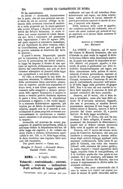 Annali della giurisprudenza italiana raccolta generale delle decisioni delle Corti di cassazione e d'appello in materia civile, criminale, commerciale, di diritto pubblico e amministrativo, e di procedura civile e penale