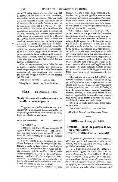 Annali della giurisprudenza italiana raccolta generale delle decisioni delle Corti di cassazione e d'appello in materia civile, criminale, commerciale, di diritto pubblico e amministrativo, e di procedura civile e penale