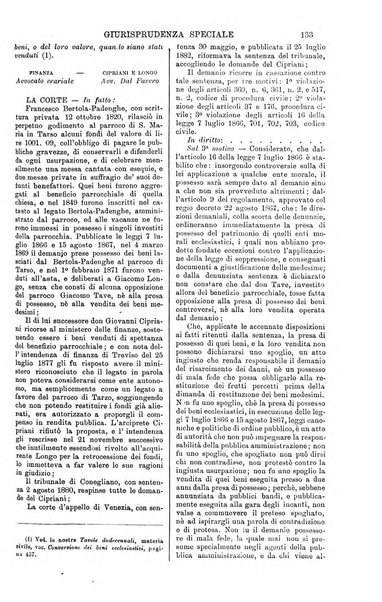 Annali della giurisprudenza italiana raccolta generale delle decisioni delle Corti di cassazione e d'appello in materia civile, criminale, commerciale, di diritto pubblico e amministrativo, e di procedura civile e penale