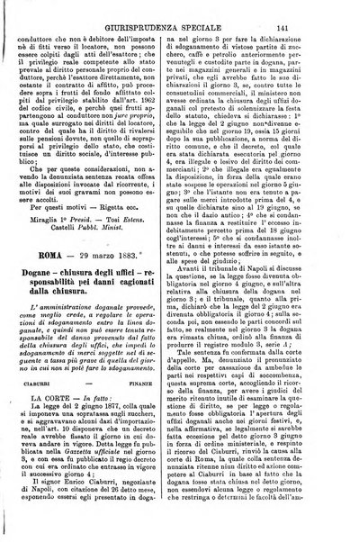 Annali della giurisprudenza italiana raccolta generale delle decisioni delle Corti di cassazione e d'appello in materia civile, criminale, commerciale, di diritto pubblico e amministrativo, e di procedura civile e penale