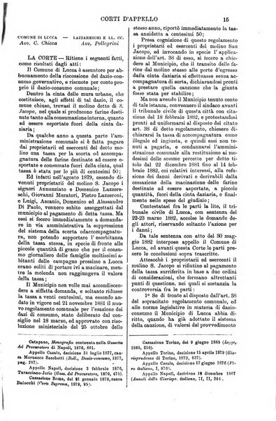 Annali della giurisprudenza italiana raccolta generale delle decisioni delle Corti di cassazione e d'appello in materia civile, criminale, commerciale, di diritto pubblico e amministrativo, e di procedura civile e penale