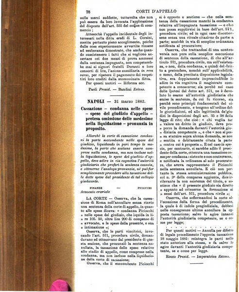 Annali della giurisprudenza italiana raccolta generale delle decisioni delle Corti di cassazione e d'appello in materia civile, criminale, commerciale, di diritto pubblico e amministrativo, e di procedura civile e penale