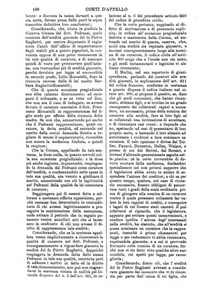 Annali della giurisprudenza italiana raccolta generale delle decisioni delle Corti di cassazione e d'appello in materia civile, criminale, commerciale, di diritto pubblico e amministrativo, e di procedura civile e penale