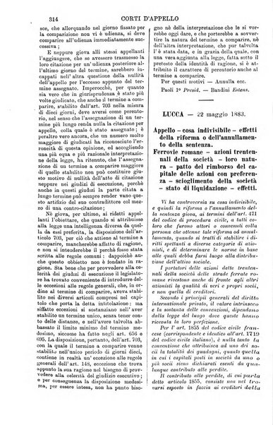 Annali della giurisprudenza italiana raccolta generale delle decisioni delle Corti di cassazione e d'appello in materia civile, criminale, commerciale, di diritto pubblico e amministrativo, e di procedura civile e penale