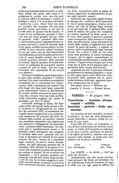 Annali della giurisprudenza italiana raccolta generale delle decisioni delle Corti di cassazione e d'appello in materia civile, criminale, commerciale, di diritto pubblico e amministrativo, e di procedura civile e penale