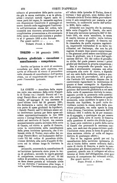 Annali della giurisprudenza italiana raccolta generale delle decisioni delle Corti di cassazione e d'appello in materia civile, criminale, commerciale, di diritto pubblico e amministrativo, e di procedura civile e penale