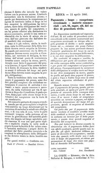 Annali della giurisprudenza italiana raccolta generale delle decisioni delle Corti di cassazione e d'appello in materia civile, criminale, commerciale, di diritto pubblico e amministrativo, e di procedura civile e penale