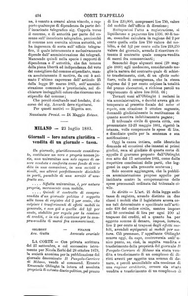 Annali della giurisprudenza italiana raccolta generale delle decisioni delle Corti di cassazione e d'appello in materia civile, criminale, commerciale, di diritto pubblico e amministrativo, e di procedura civile e penale