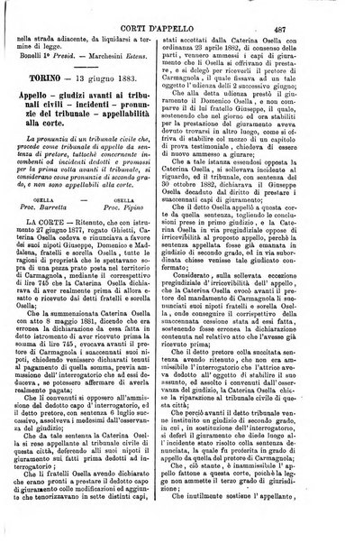 Annali della giurisprudenza italiana raccolta generale delle decisioni delle Corti di cassazione e d'appello in materia civile, criminale, commerciale, di diritto pubblico e amministrativo, e di procedura civile e penale