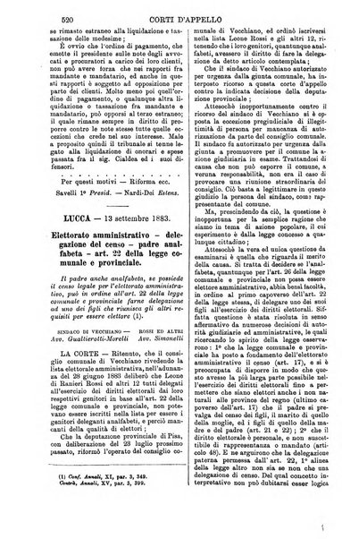 Annali della giurisprudenza italiana raccolta generale delle decisioni delle Corti di cassazione e d'appello in materia civile, criminale, commerciale, di diritto pubblico e amministrativo, e di procedura civile e penale