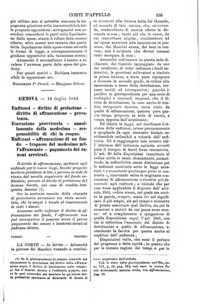 Annali della giurisprudenza italiana raccolta generale delle decisioni delle Corti di cassazione e d'appello in materia civile, criminale, commerciale, di diritto pubblico e amministrativo, e di procedura civile e penale