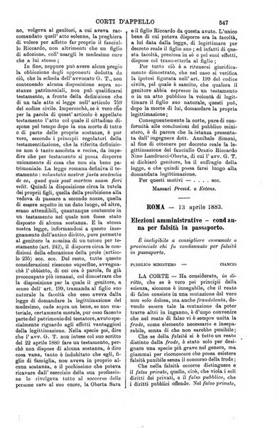 Annali della giurisprudenza italiana raccolta generale delle decisioni delle Corti di cassazione e d'appello in materia civile, criminale, commerciale, di diritto pubblico e amministrativo, e di procedura civile e penale