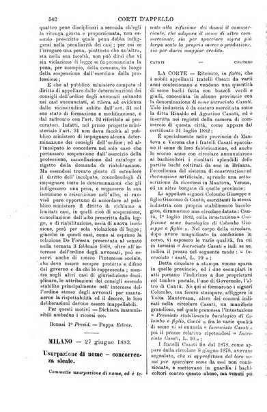 Annali della giurisprudenza italiana raccolta generale delle decisioni delle Corti di cassazione e d'appello in materia civile, criminale, commerciale, di diritto pubblico e amministrativo, e di procedura civile e penale