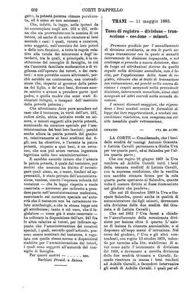 Annali della giurisprudenza italiana raccolta generale delle decisioni delle Corti di cassazione e d'appello in materia civile, criminale, commerciale, di diritto pubblico e amministrativo, e di procedura civile e penale